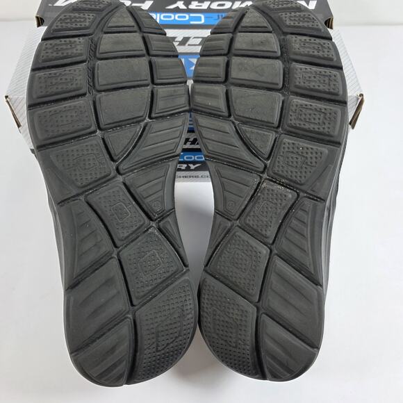 Men\'s Size 9 Athleisure Skechers Air Cooled Memory Foam Slip Wide Black main image 2